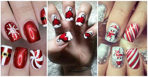 25 Cute Christmas Nail Designs to Show Your Sparkle .